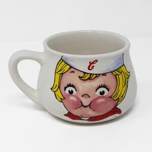 CAMPBELLS SOUP COFFEE MUG BOWL 1998 HOUSTON HARVEST GIFT PRODUCTS  COLLECTIBLE